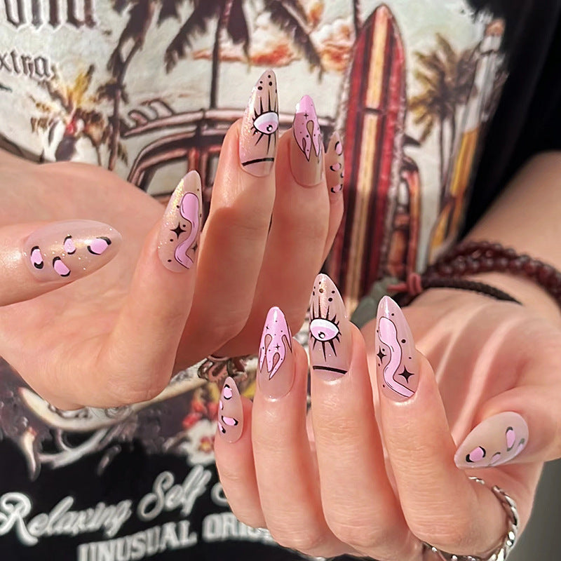 Ombre Fake Nails Set 10 Pieces
