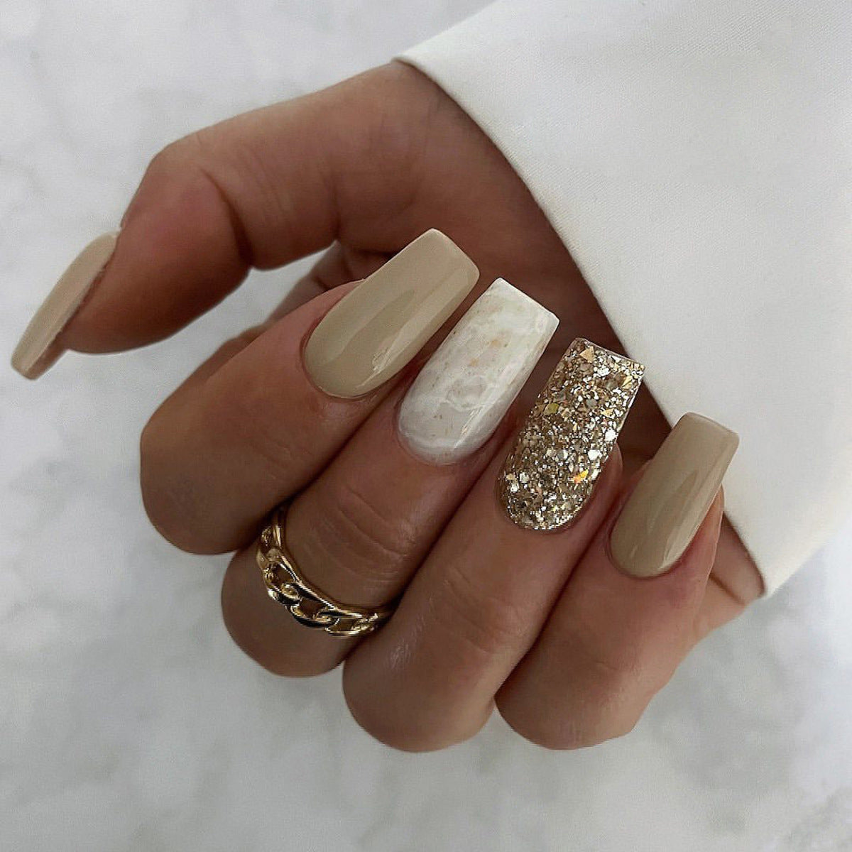 Handcrafted Artistic Nail Set 10 Pieces