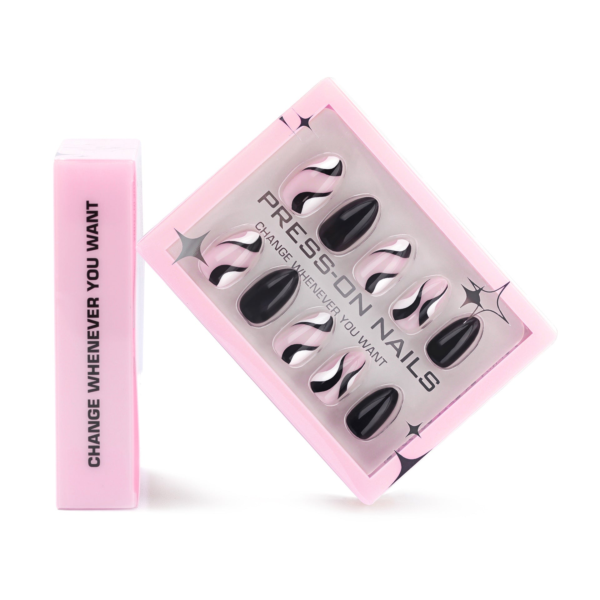 Bold Designer Nail Set 10 Pieces