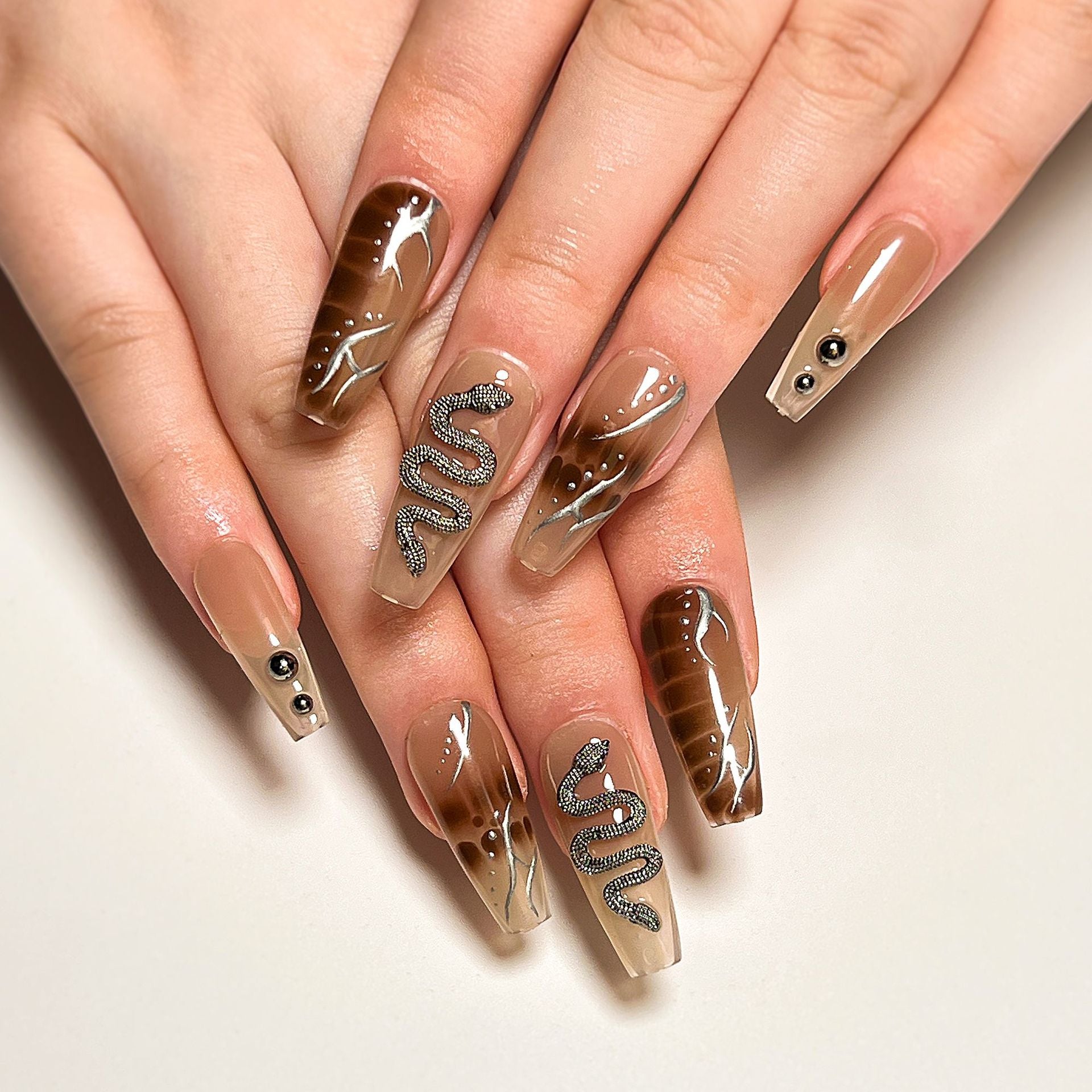 Handcrafted Valentine Nail Set 10 Pieces