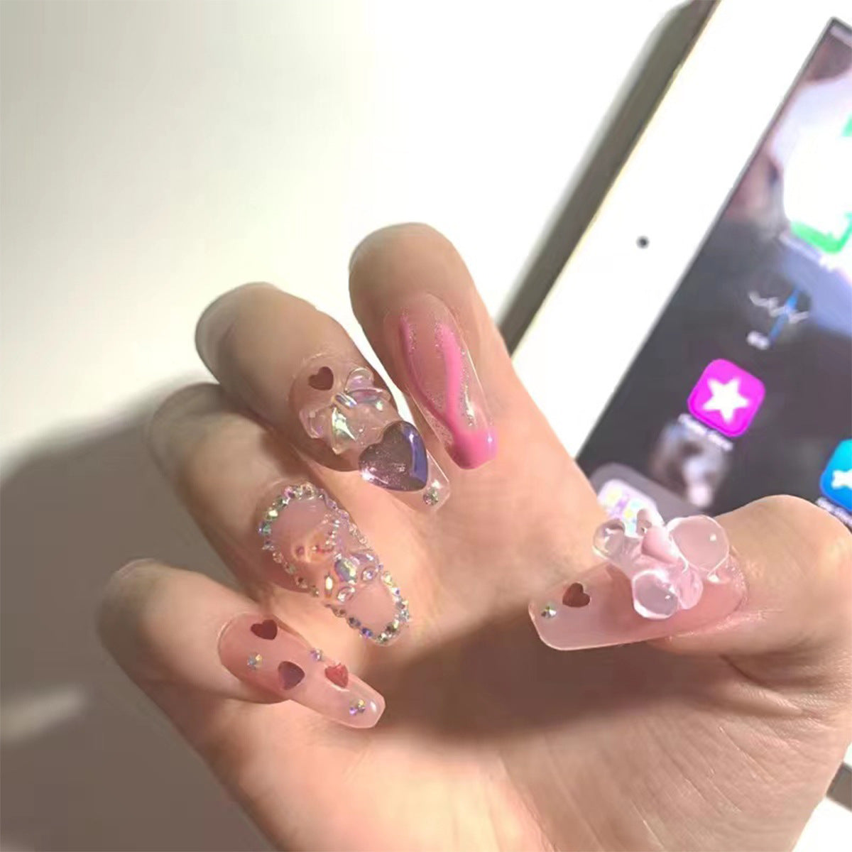 Classic Designer Nail Set 10 Pieces