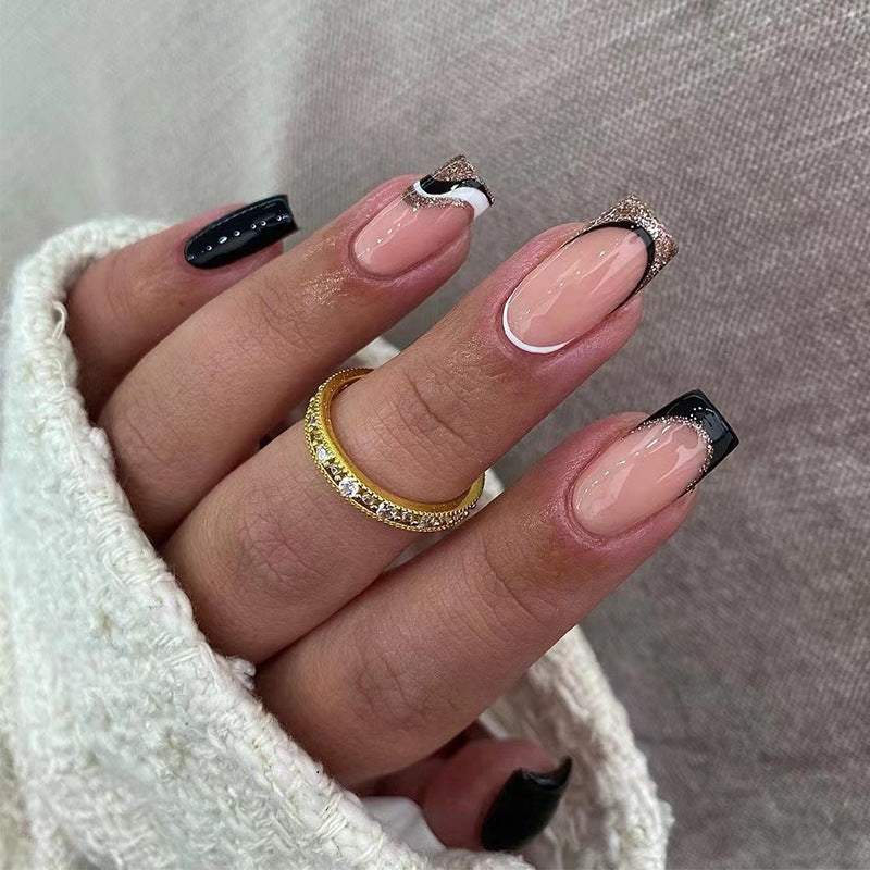 Glitter Designer Nail Set 10 Pieces
