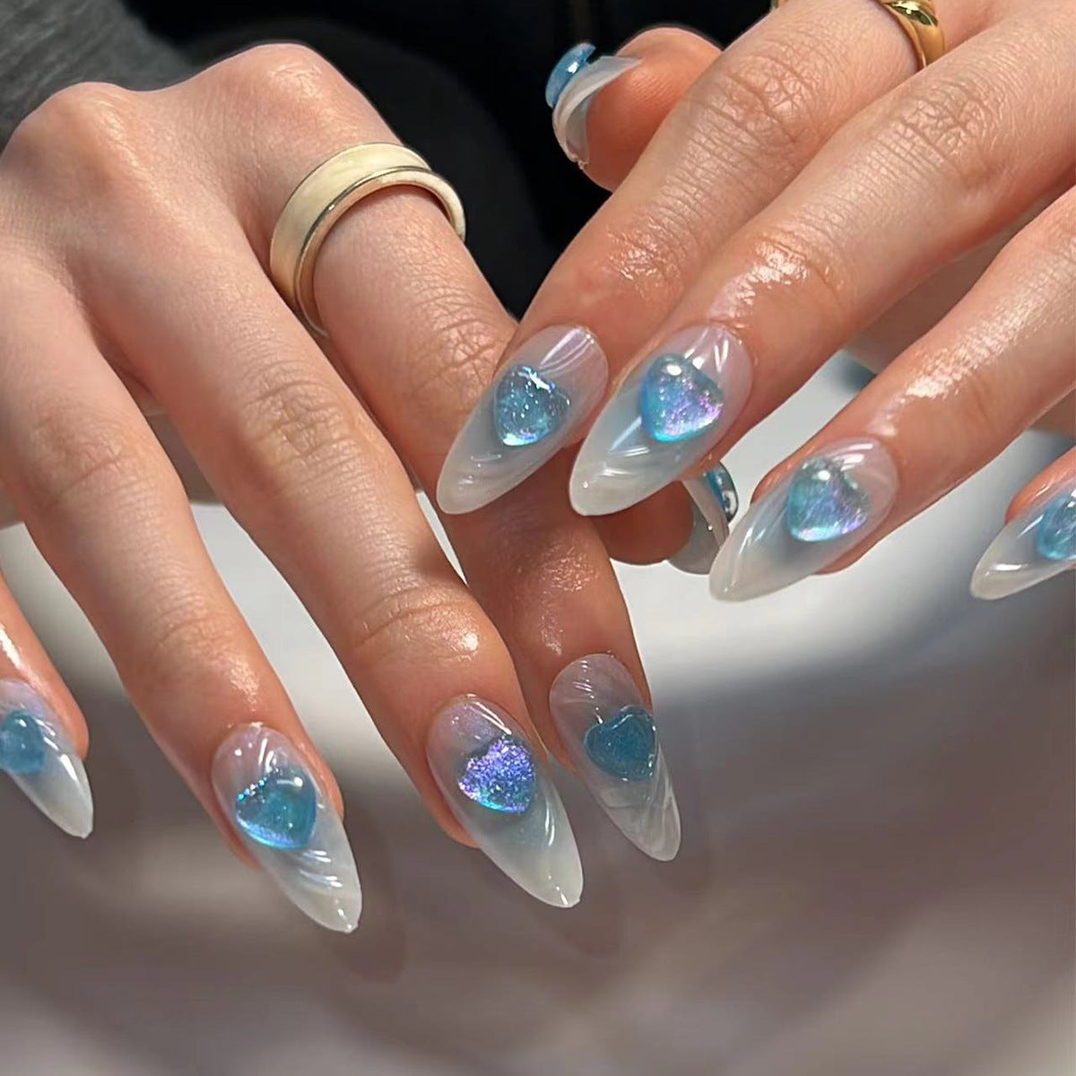 Classic Fake Nails Set 10 Pieces
