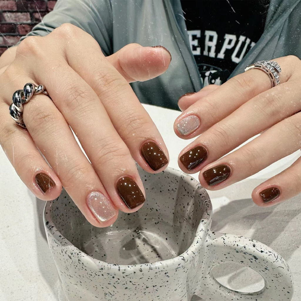 Handcrafted Festive Nail Set 10 Pieces