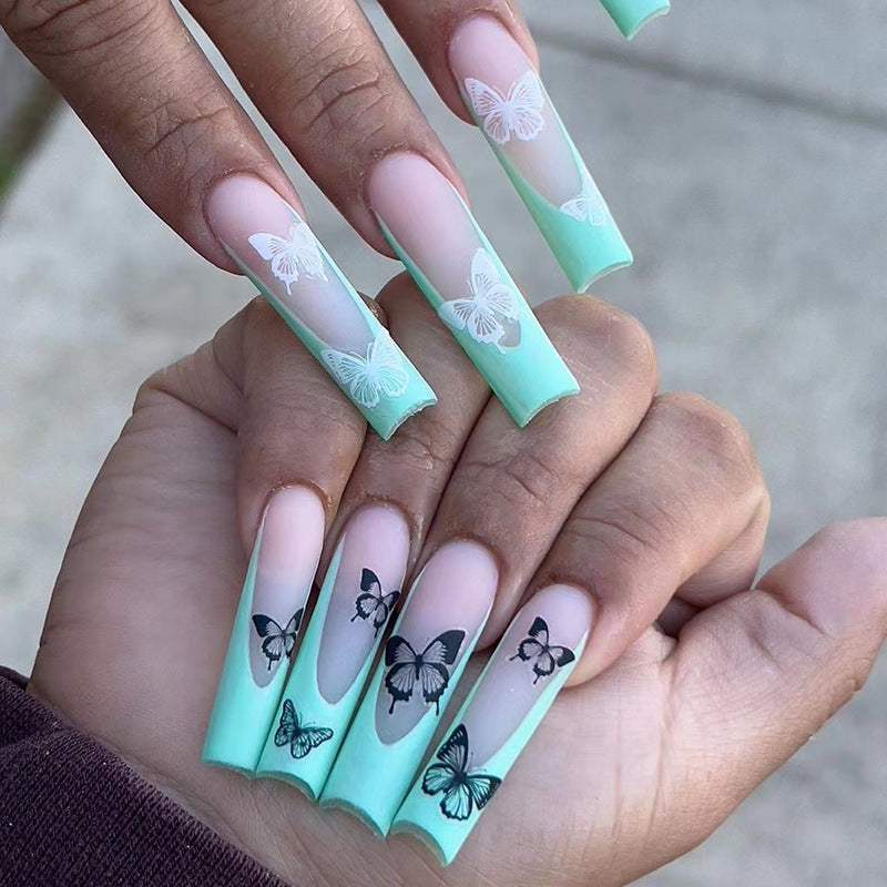 Holographic Designer Nail Set 10 Pieces