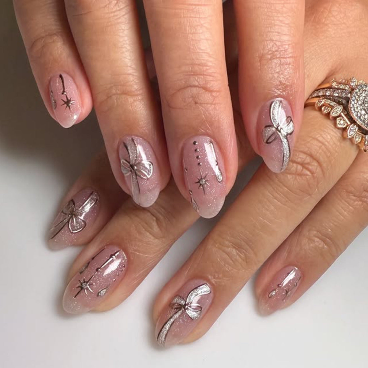 Handcrafted Luxury Nail Set 10 Pieces