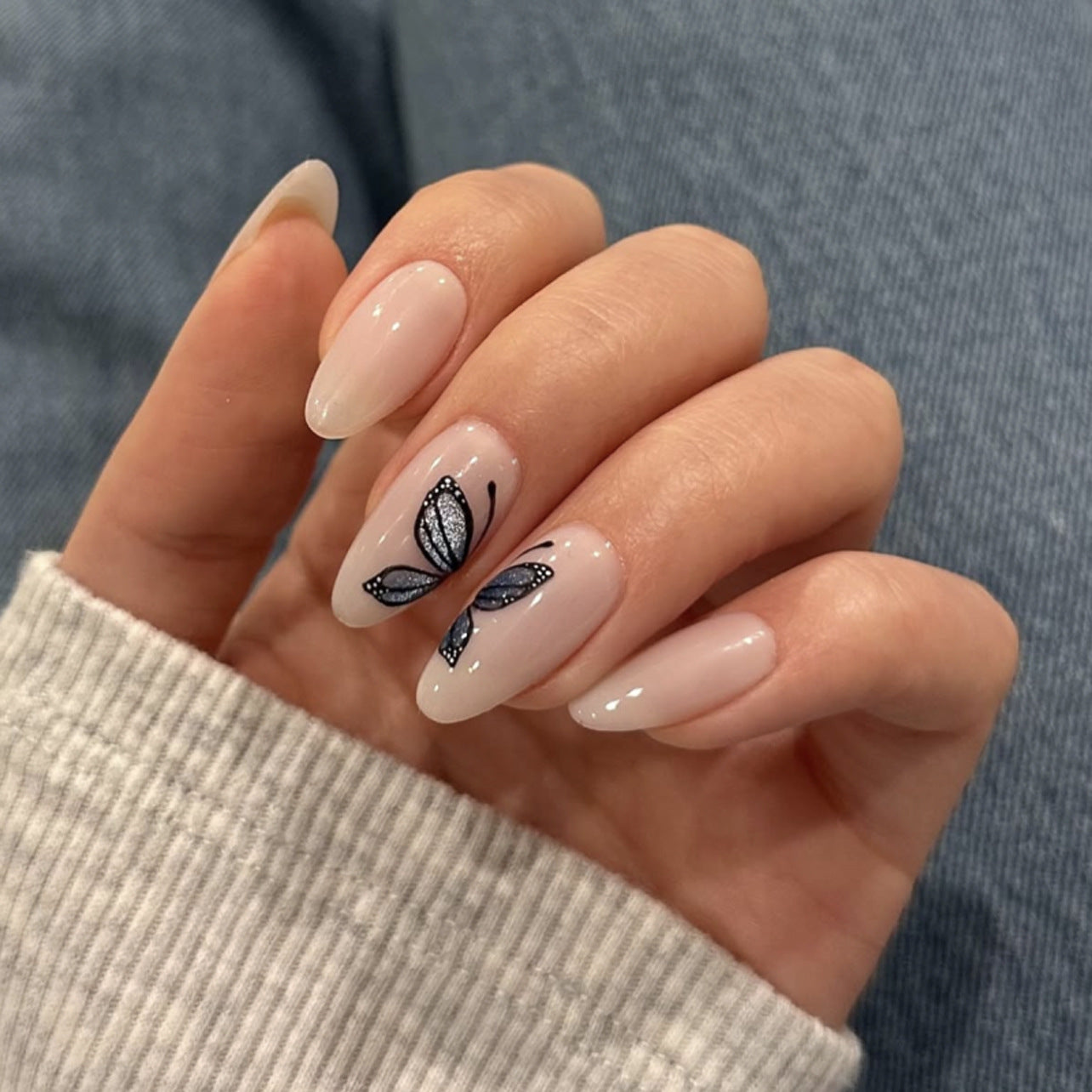 Stunning Crystal Nail Set 10 Pieces