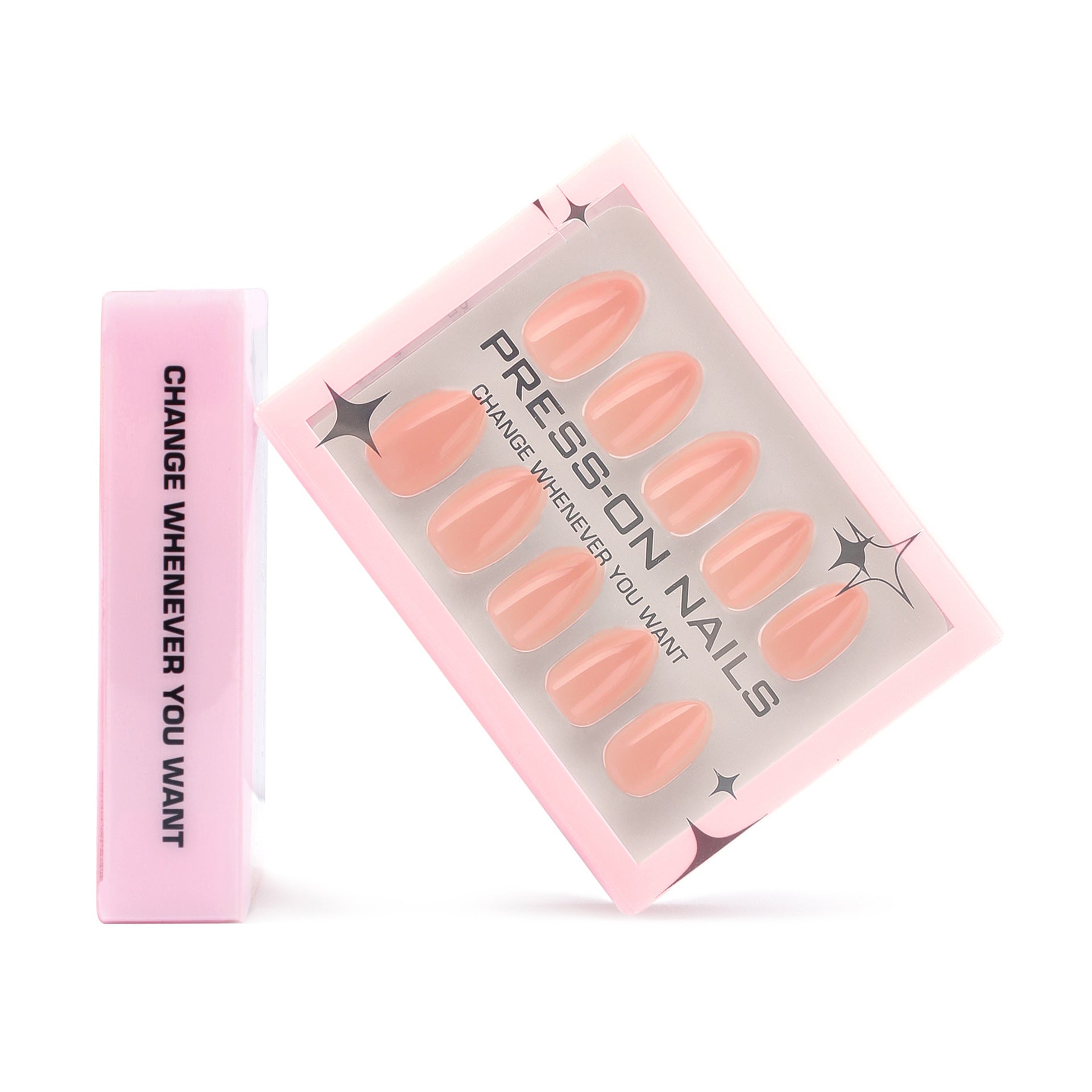 Crystal Press-On Nails 10 Pieces