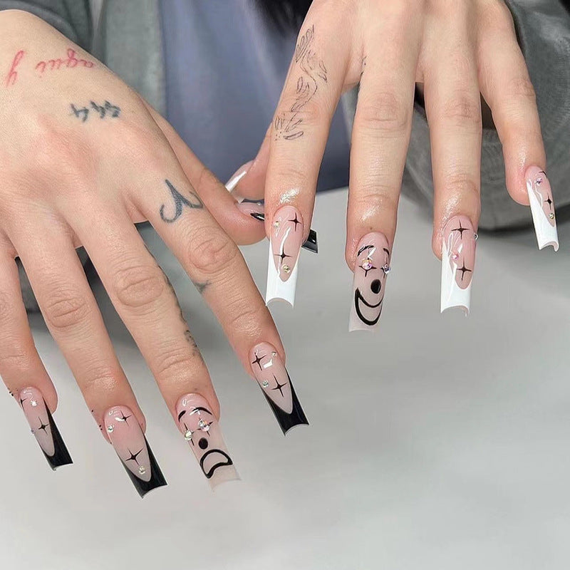 Handcrafted Floral Nail Set 10 Pieces