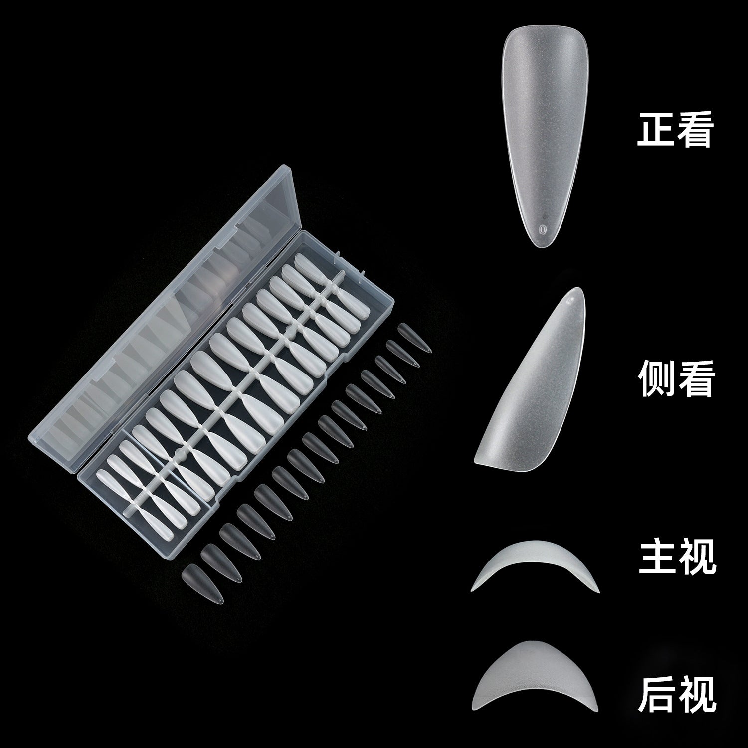 Gothic Nail Set 10 Pieces