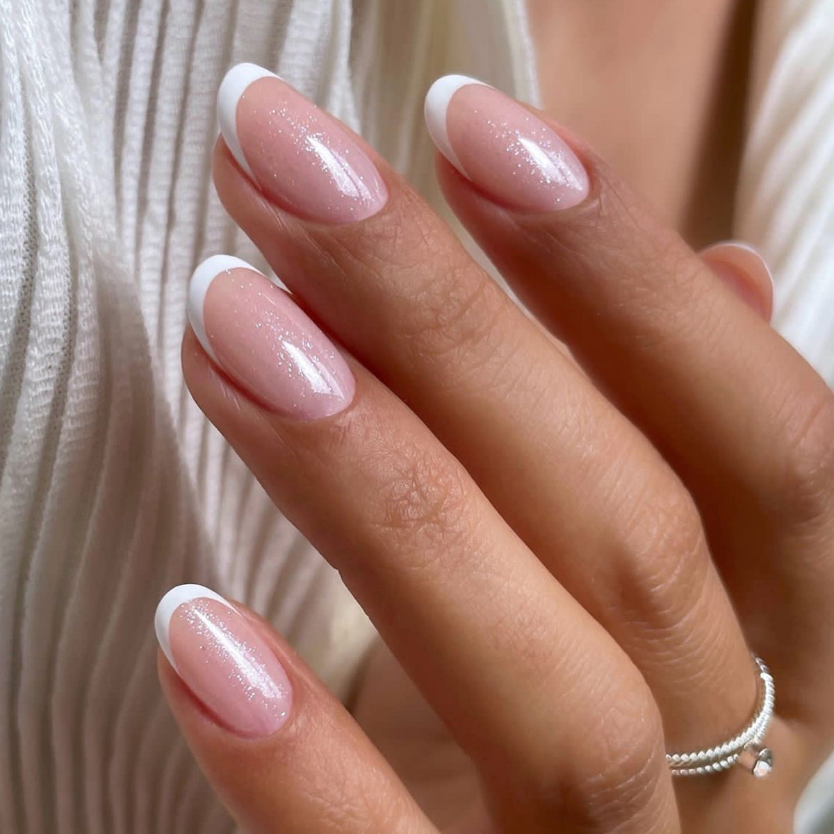 Bridal Press-On Nails 10 Pieces