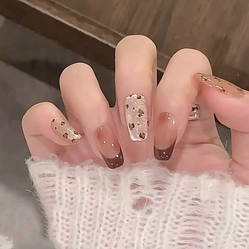 Handcrafted French Nail Set 10 Pieces