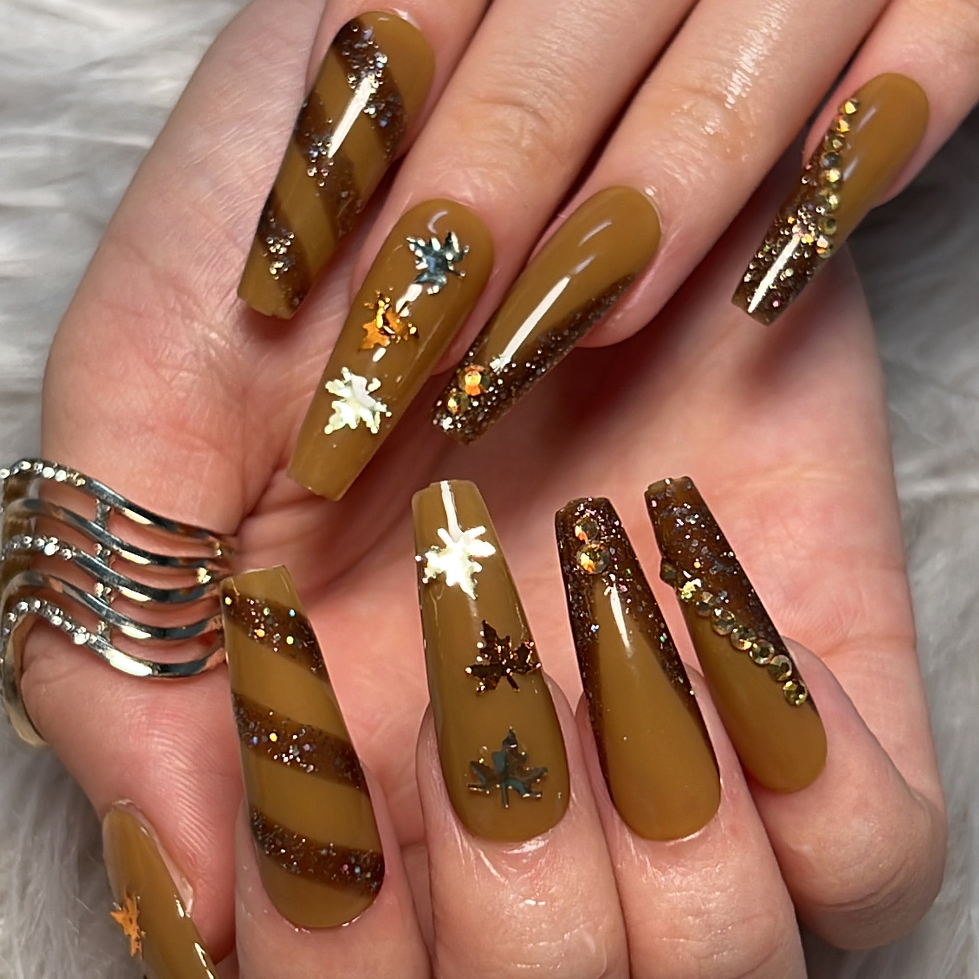 Sparkle Press-On Nails 10 Pieces