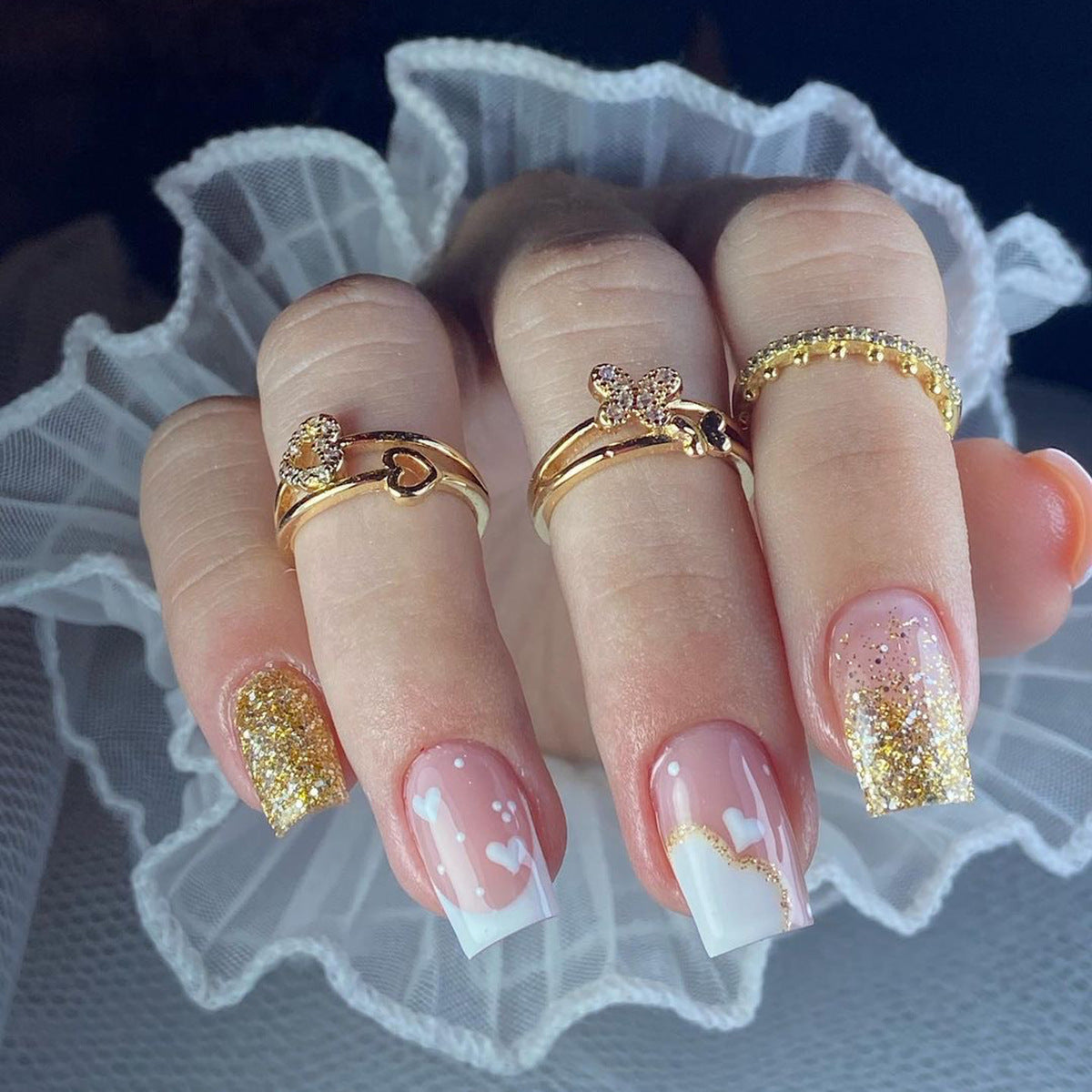 Modern Press-On Nails 10 Pieces