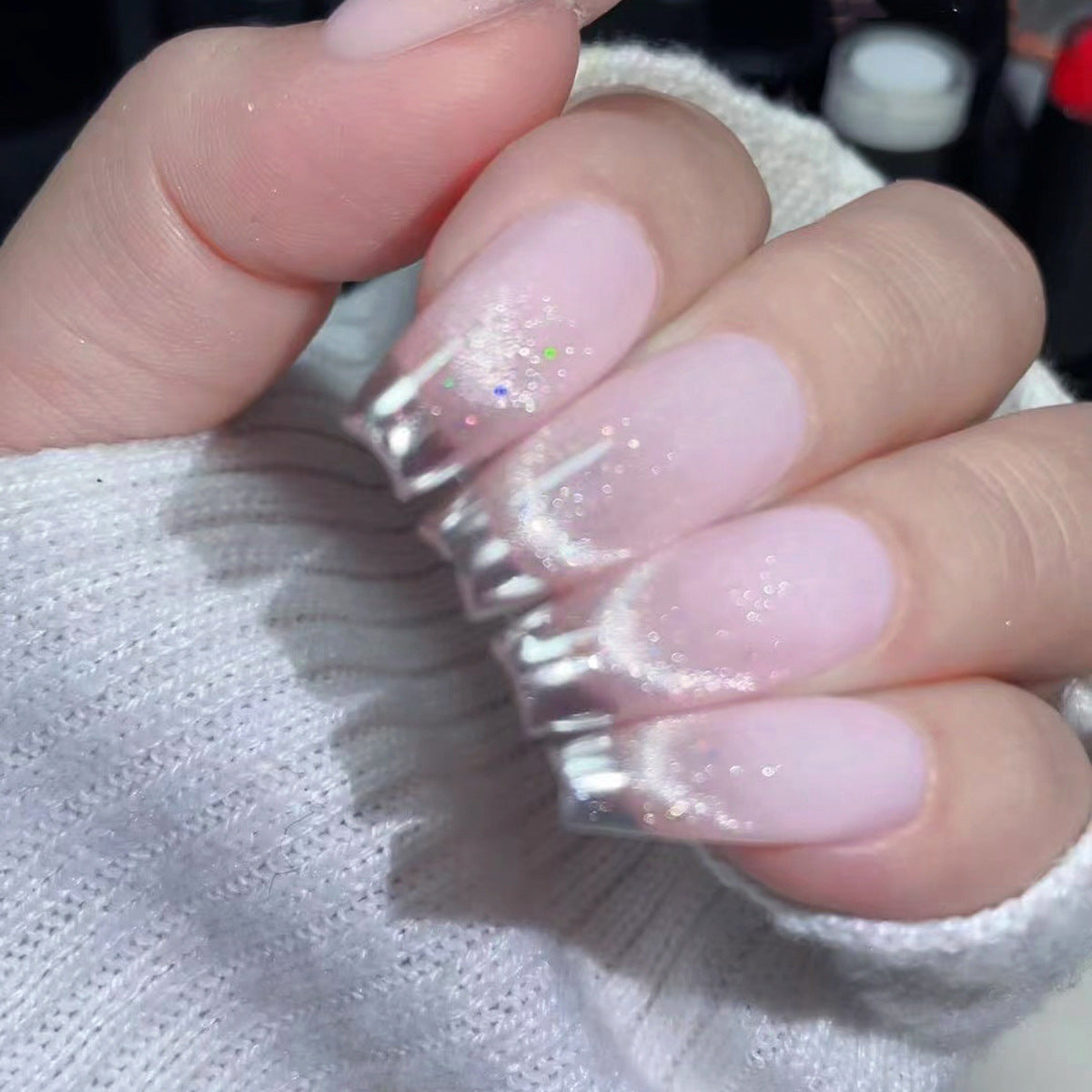 Beautiful Floral Nail Set 10 Pieces