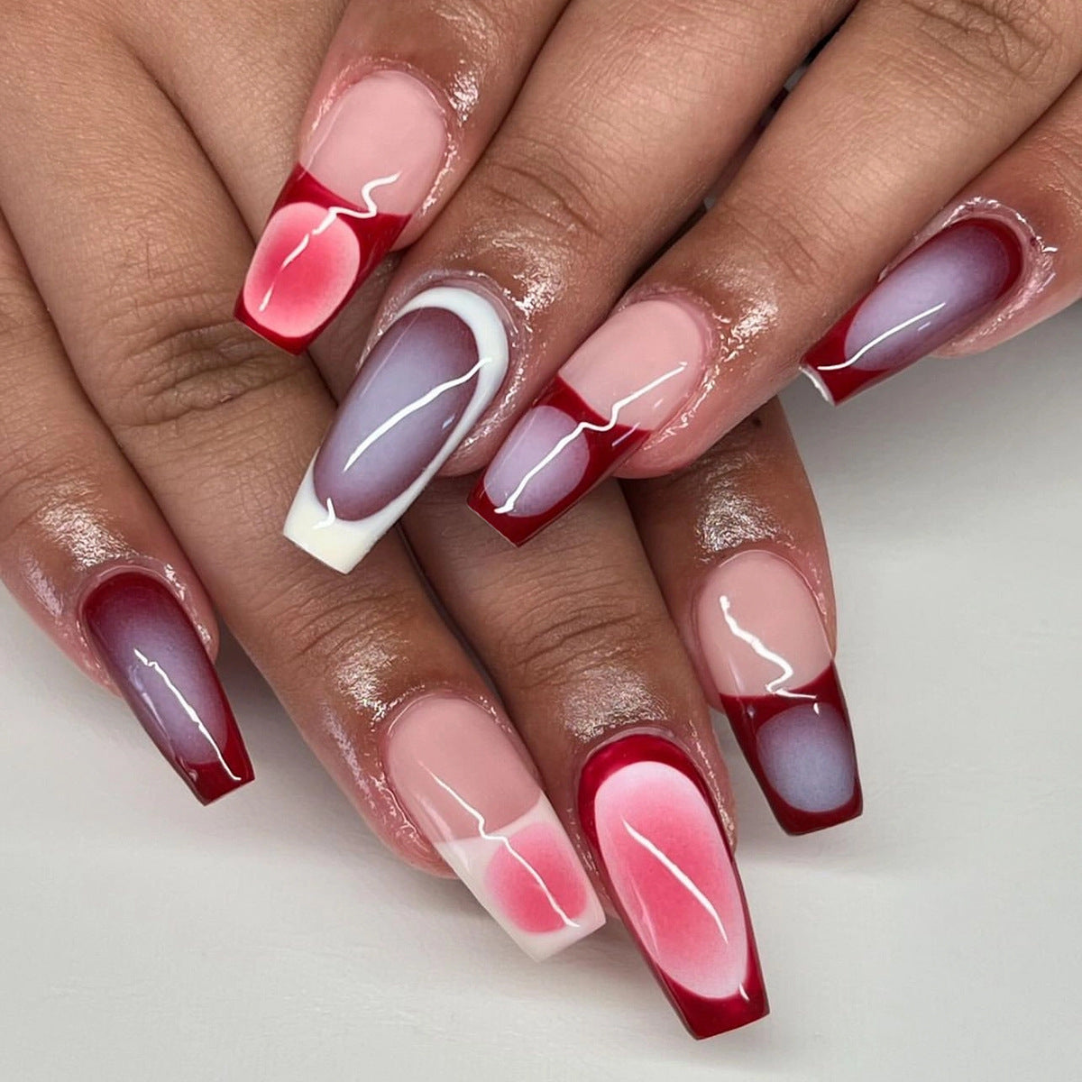 Handcrafted Summer Nail Set 10 Pieces