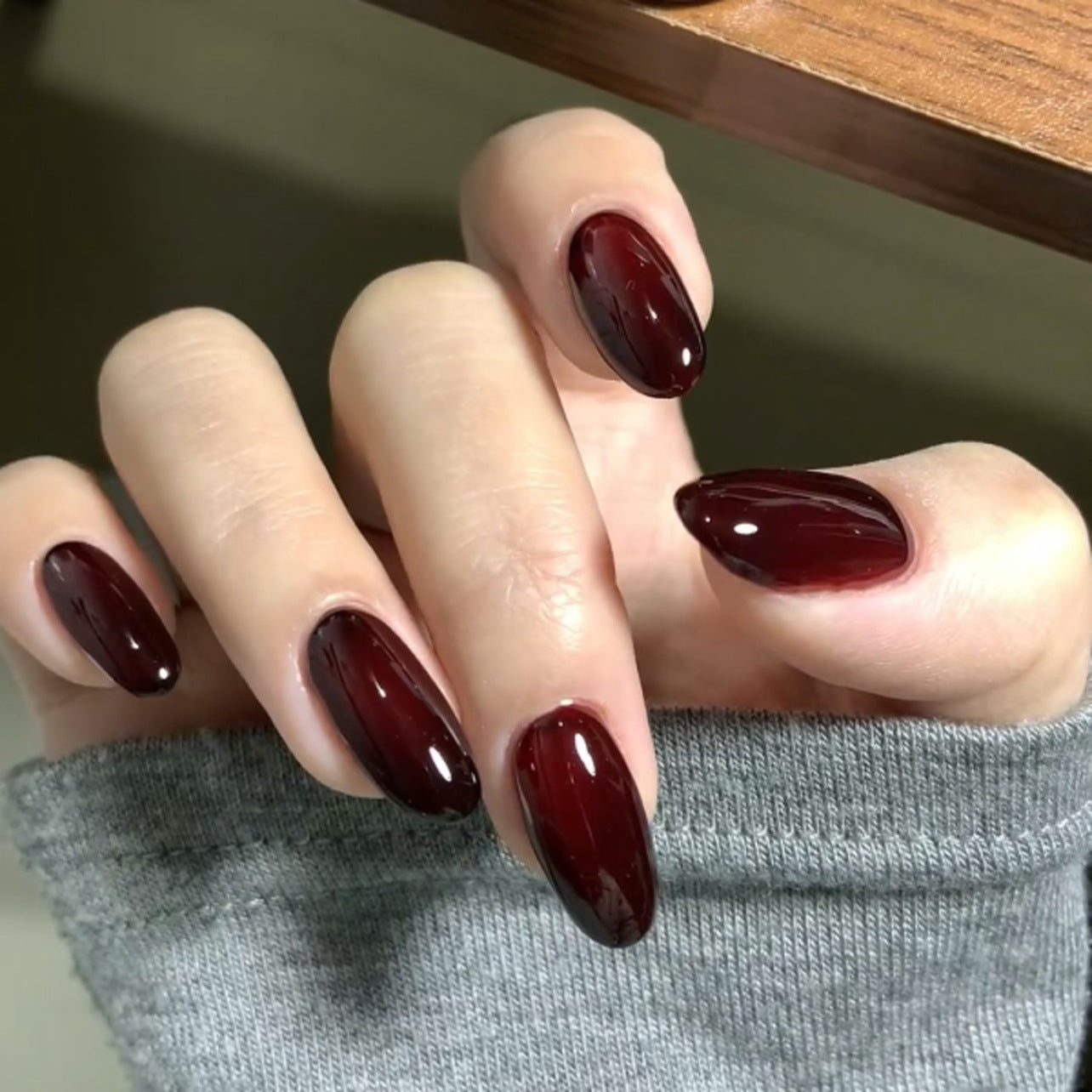 French Nail Set 10 Pieces