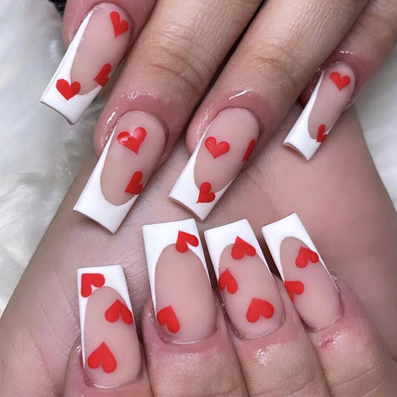 Glitter Fake Nails Set 10 Pieces