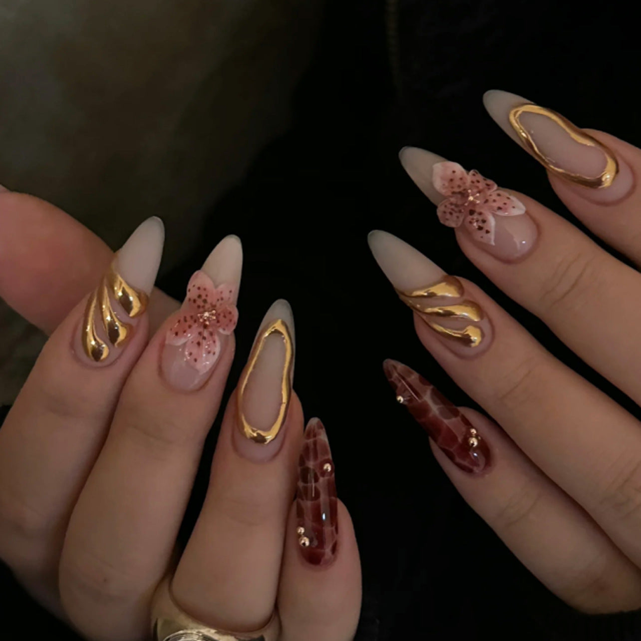 Modern Designer Nail Set 10 Pieces