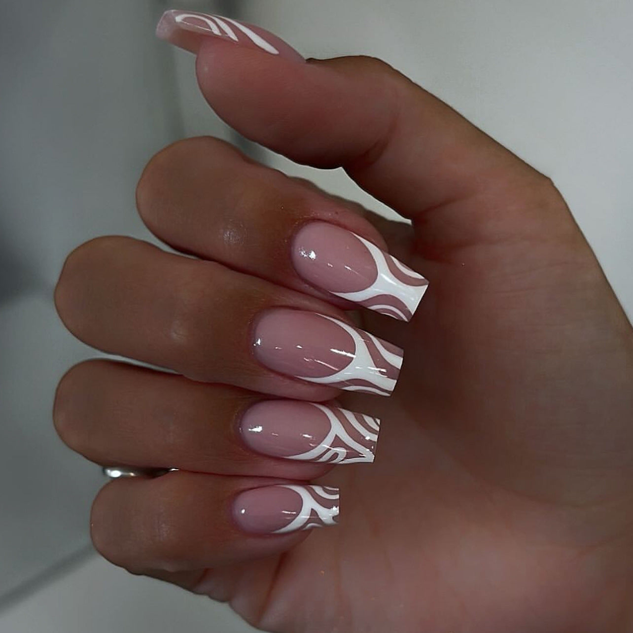 Holographic Fake Nails Set 10 Pieces