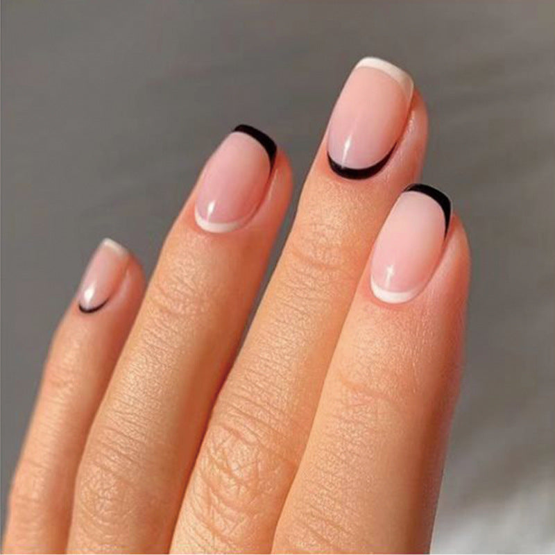 Natural Designer Nail Set 10 Pieces