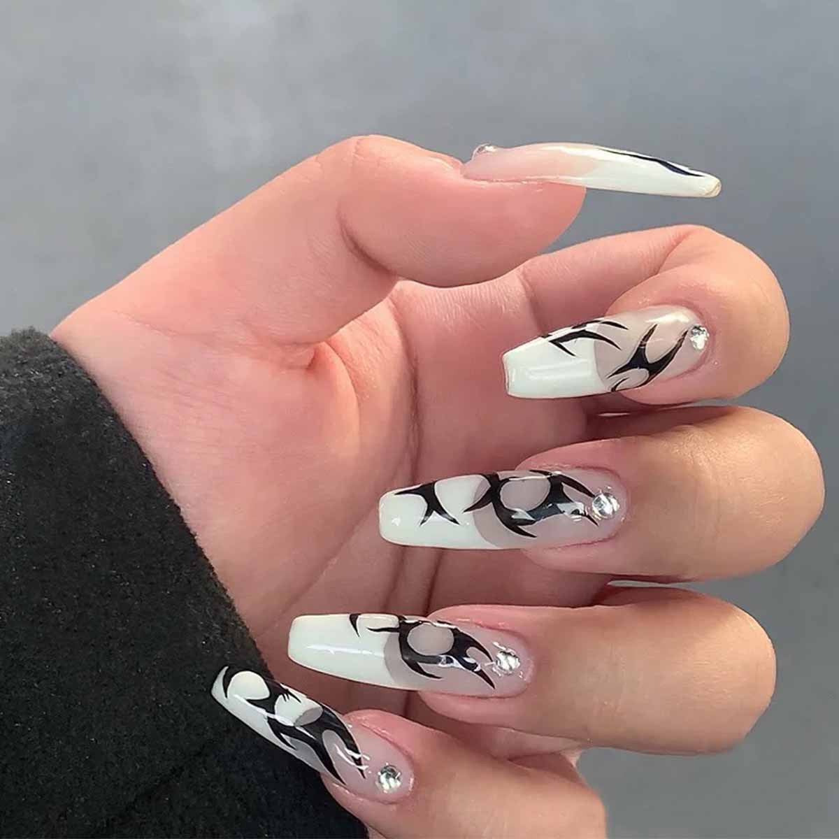 Stunning Geometric Nail Set 10 Pieces