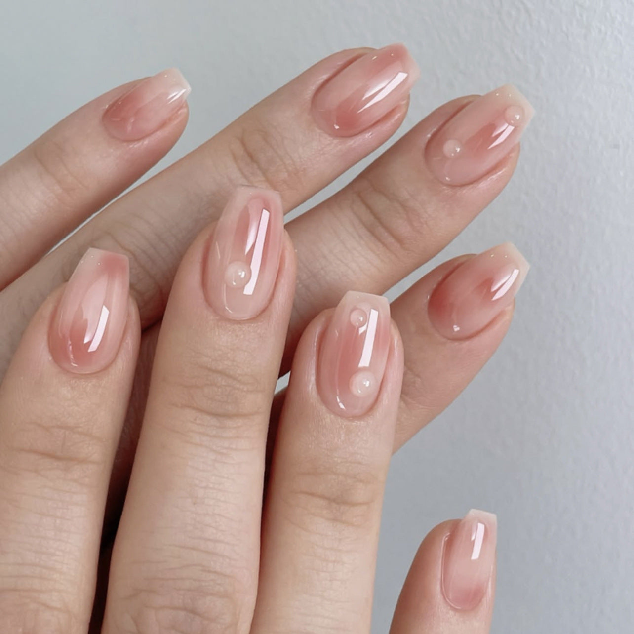Handcrafted Bridal Nail Set 10 Pieces
