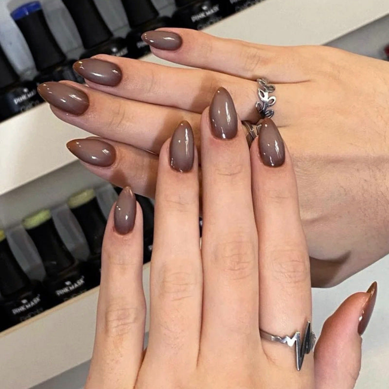 Stunning Marble Nail Set 10 Pieces