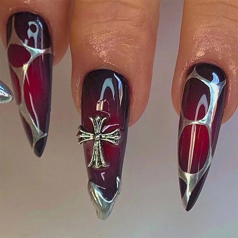 Beautiful Glitter Nail Set 10 Pieces