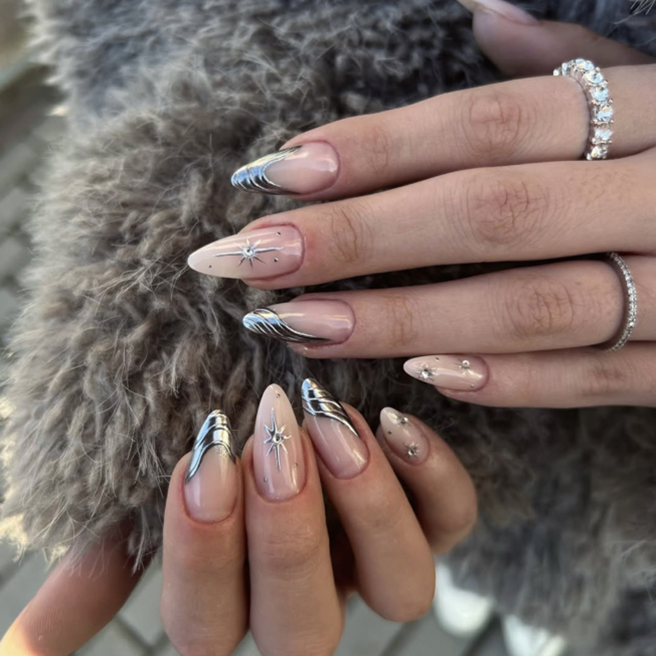 Gothic Designer Nail Set 10 Pieces
