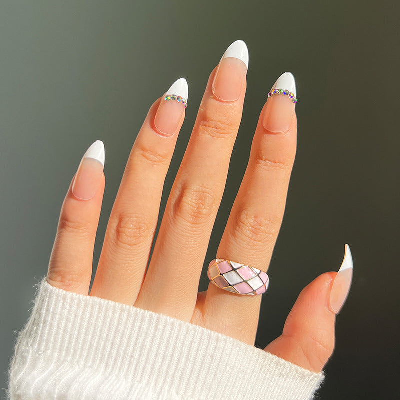 Beautiful Crystal Nail Set 10 Pieces
