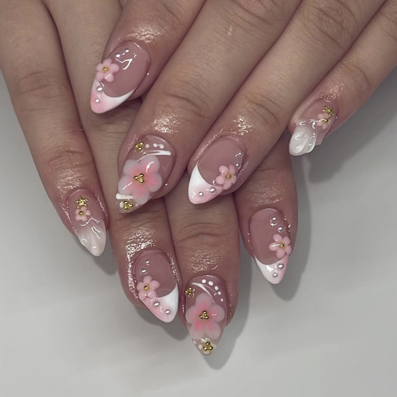 Beautiful Gothic Nail Set 10 Pieces