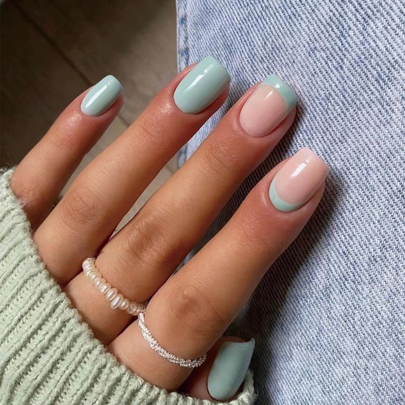 Floral Fake Nails Set 10 Pieces