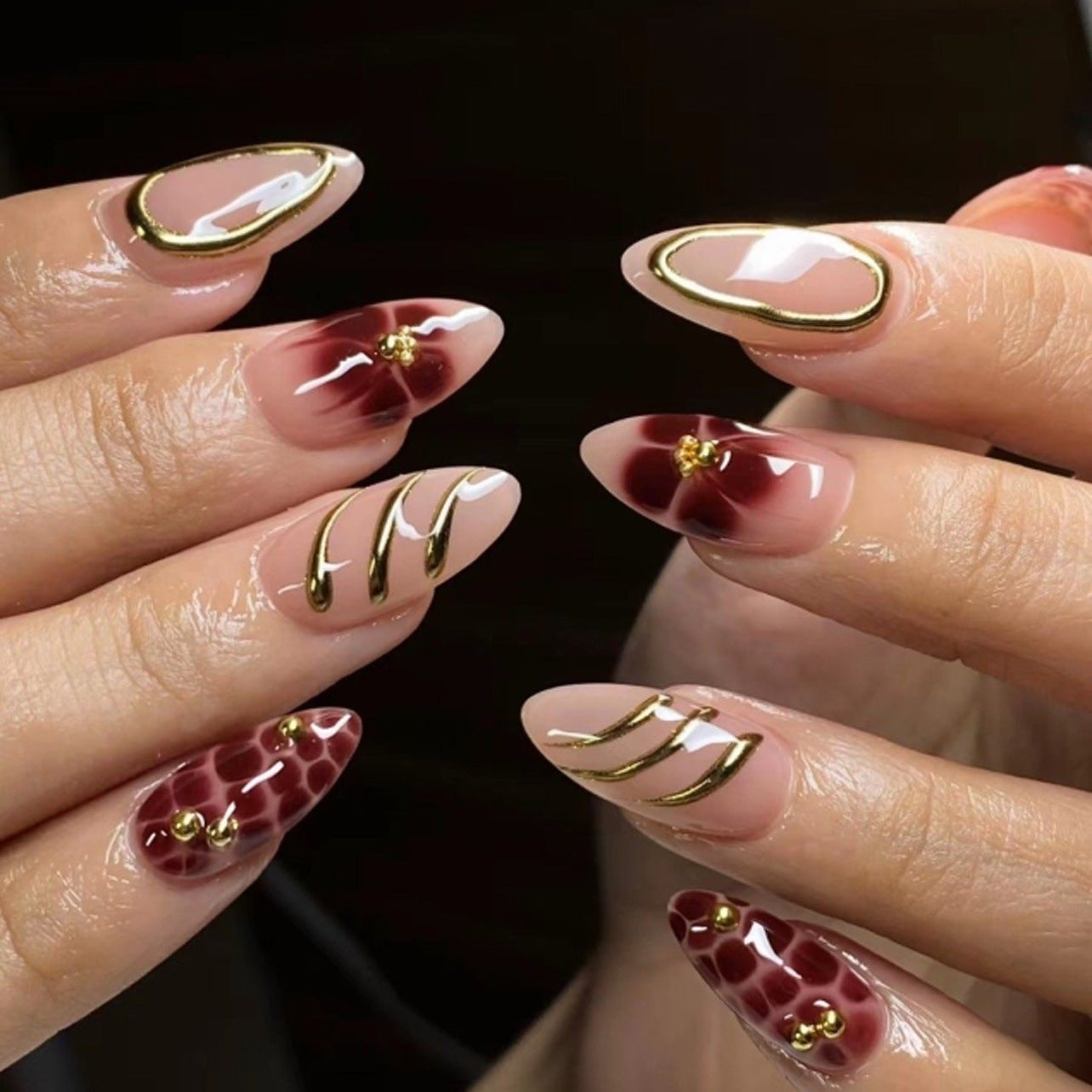 Gothic Nail Set 10 Pieces