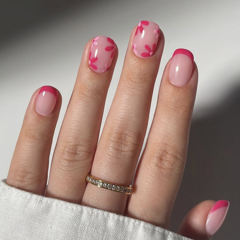 Marble Designer Nail Set 10 Pieces