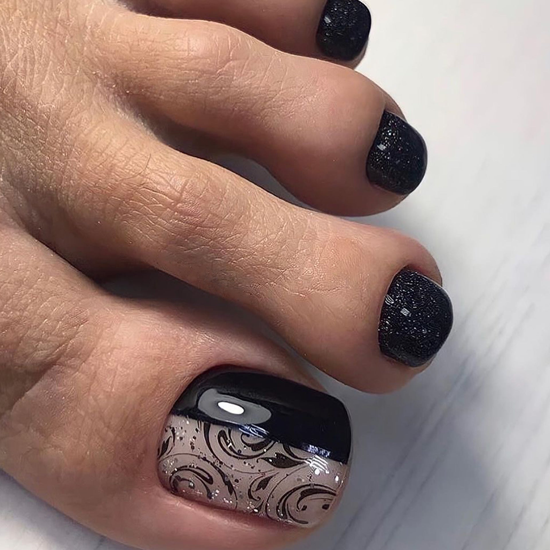 Winter Designer Nail Set 10 Pieces
