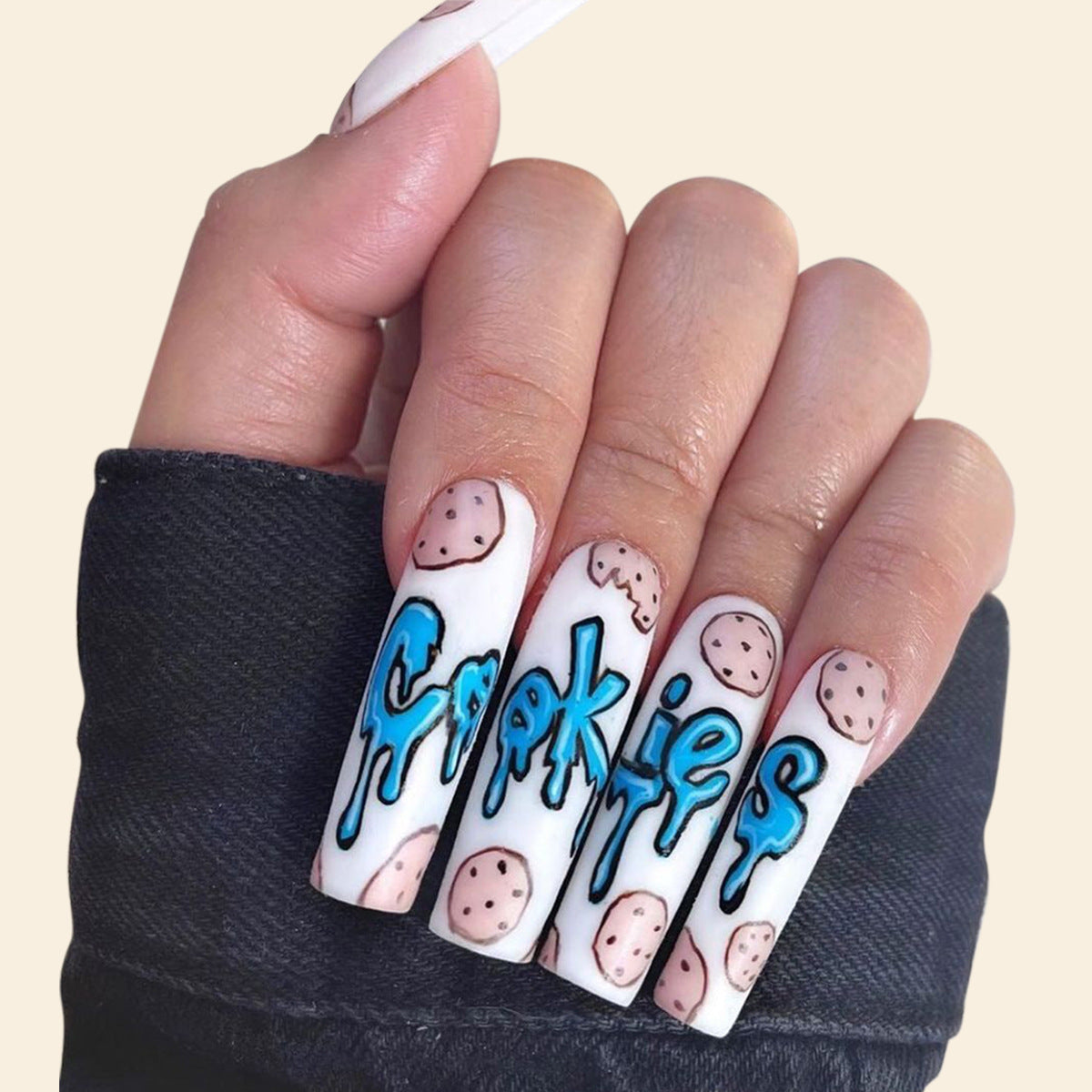 Stunning Pearl Nail Set 10 Pieces