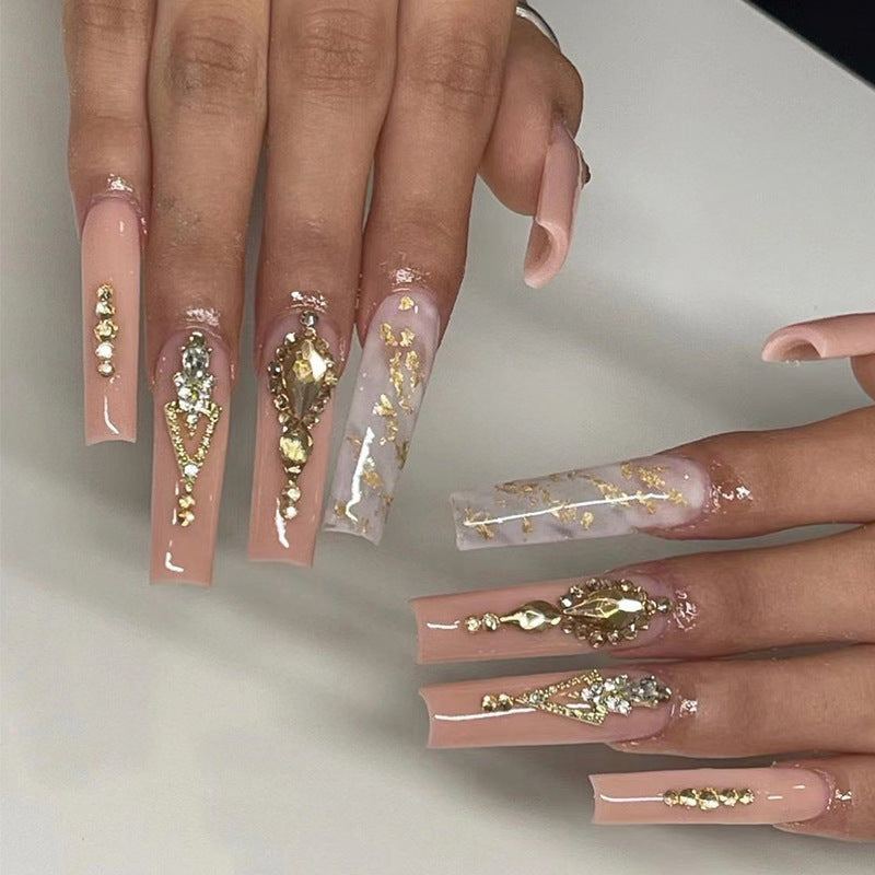 Holiday Fake Nails Set 10 Pieces