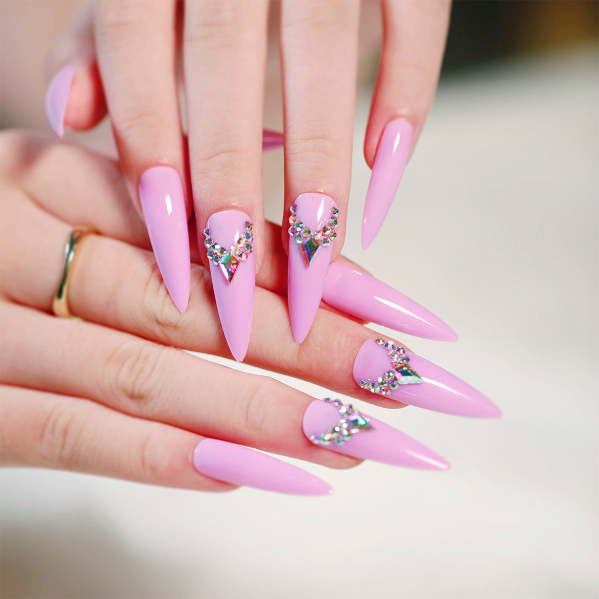 Stunning Elegant Nail Set 10 Pieces