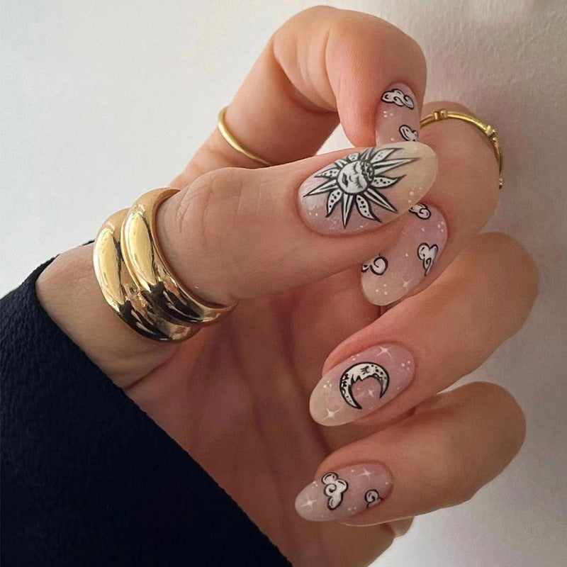 French Designer Nail Set 10 Pieces
