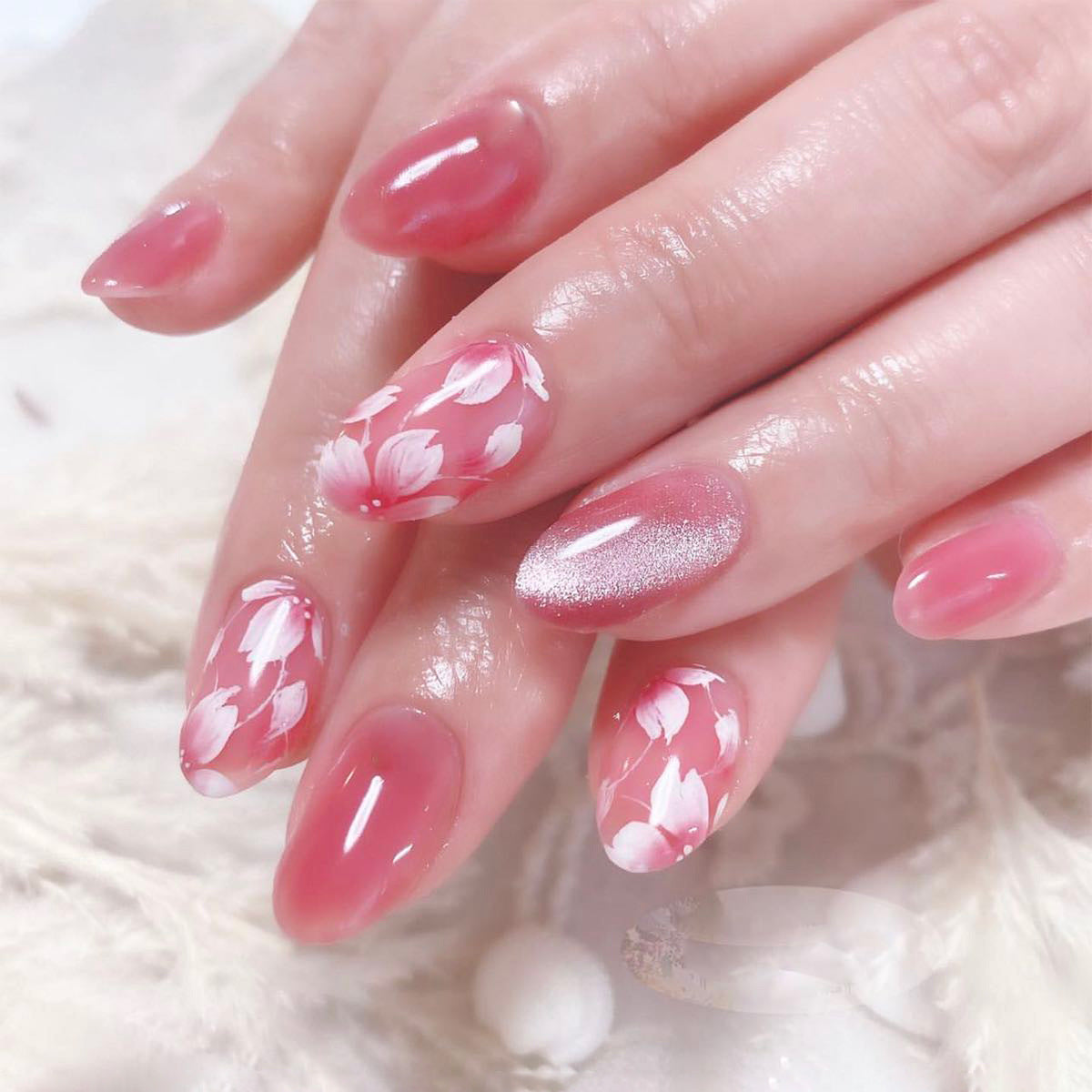 Handcrafted Holographic Nail Set 10 Pieces
