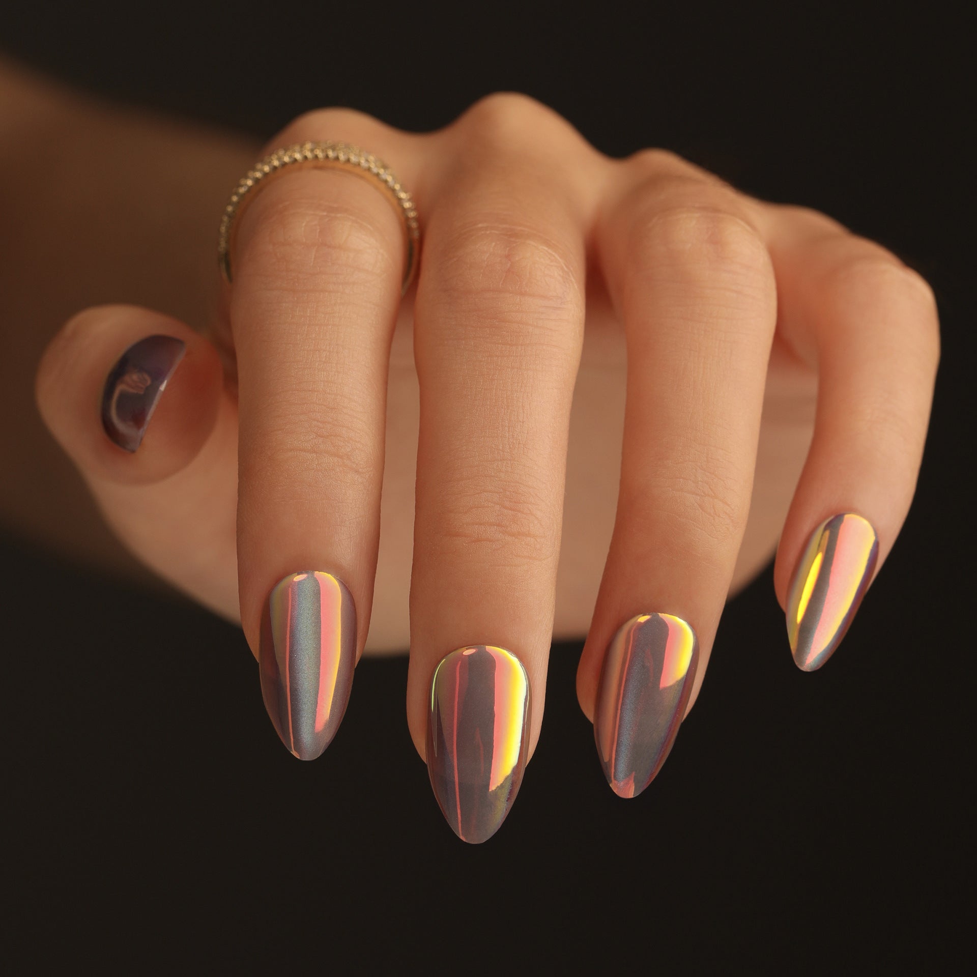 Glitter Designer Nail Set 10 Pieces