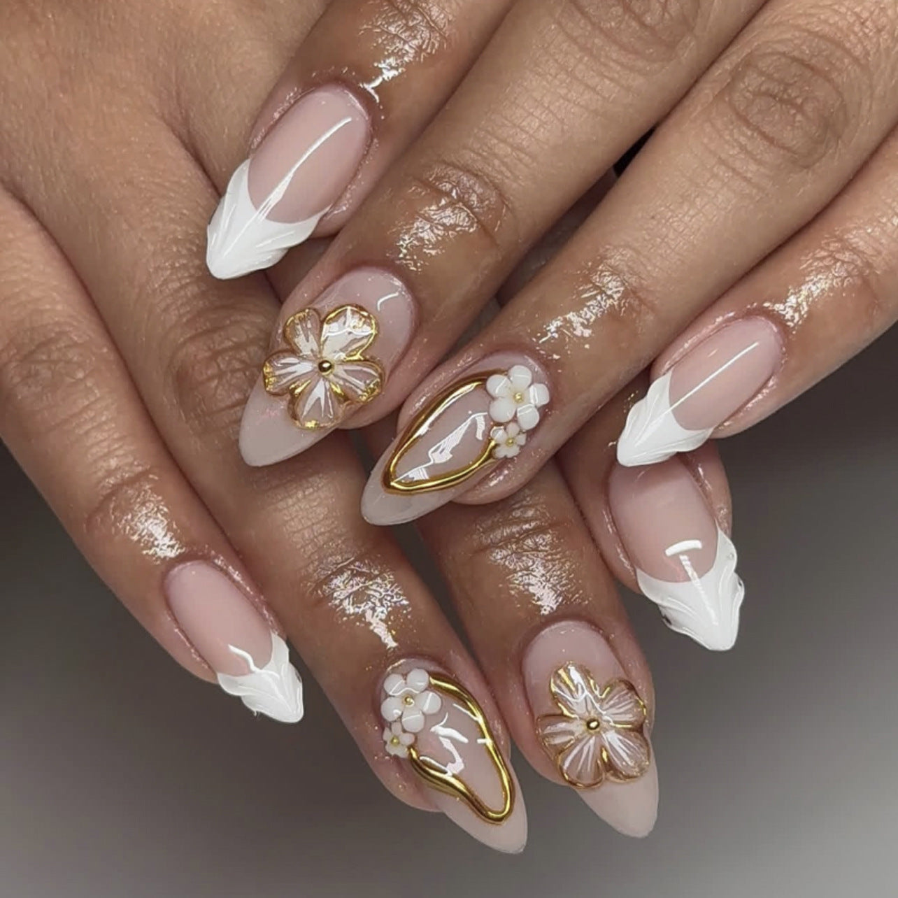 Stunning Pearl Nail Set 10 Pieces