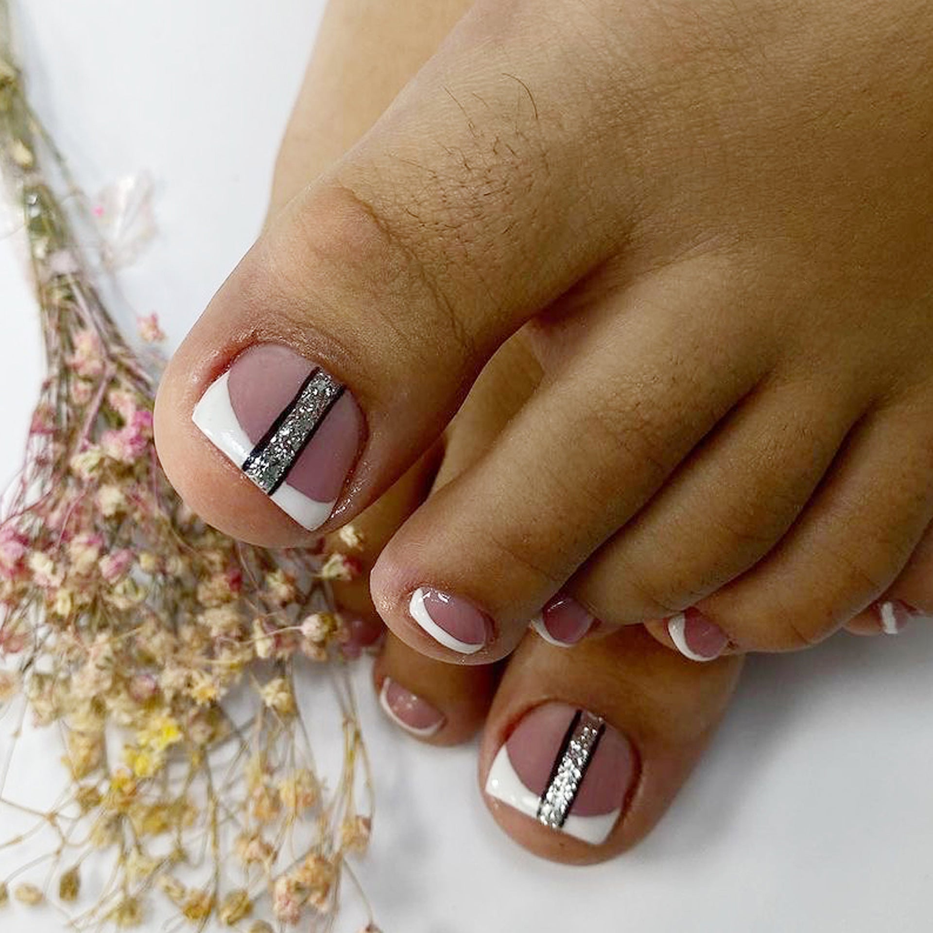 Beautiful Marble Nail Set 10 Pieces