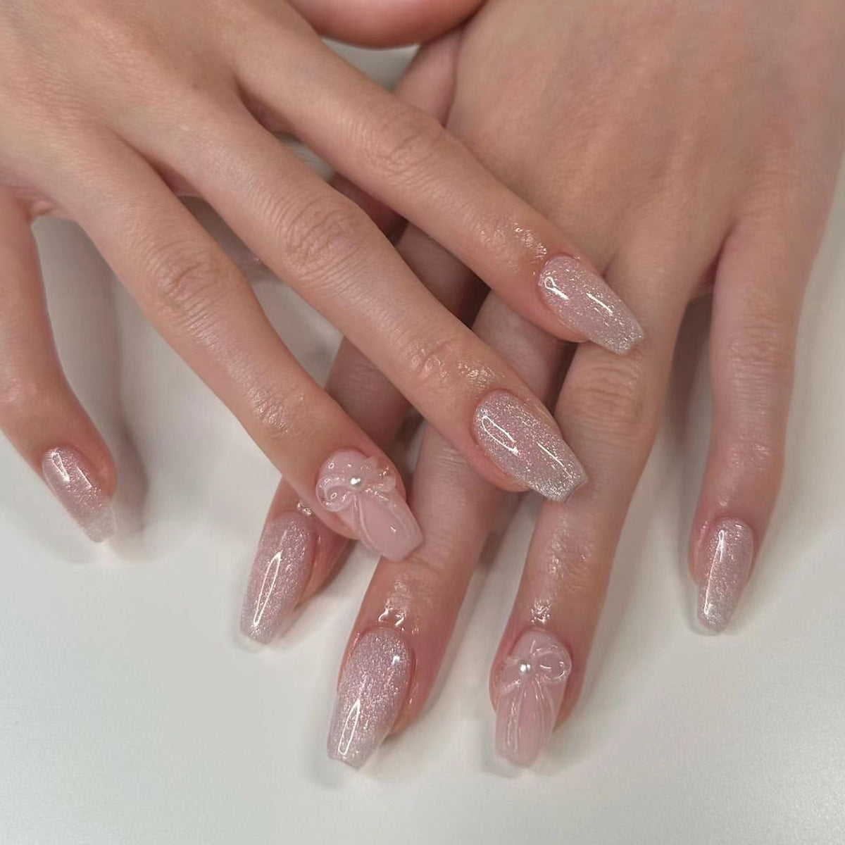 Stunning Nude Nail Set 10 Pieces