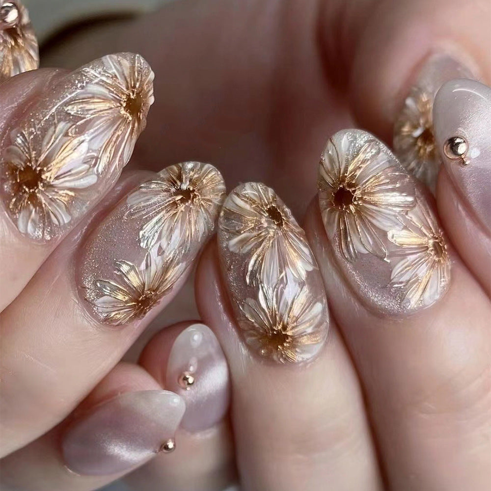 Summer Designer Nail Set 10 Pieces