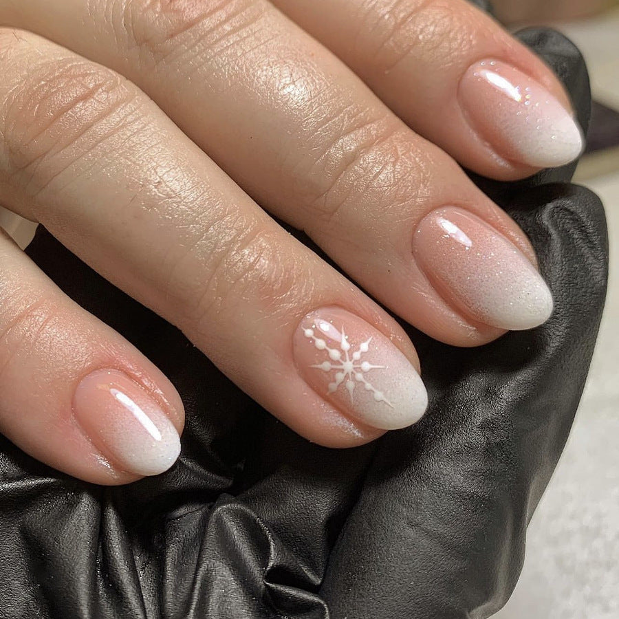 Natural Press-On Nails 10 Pieces