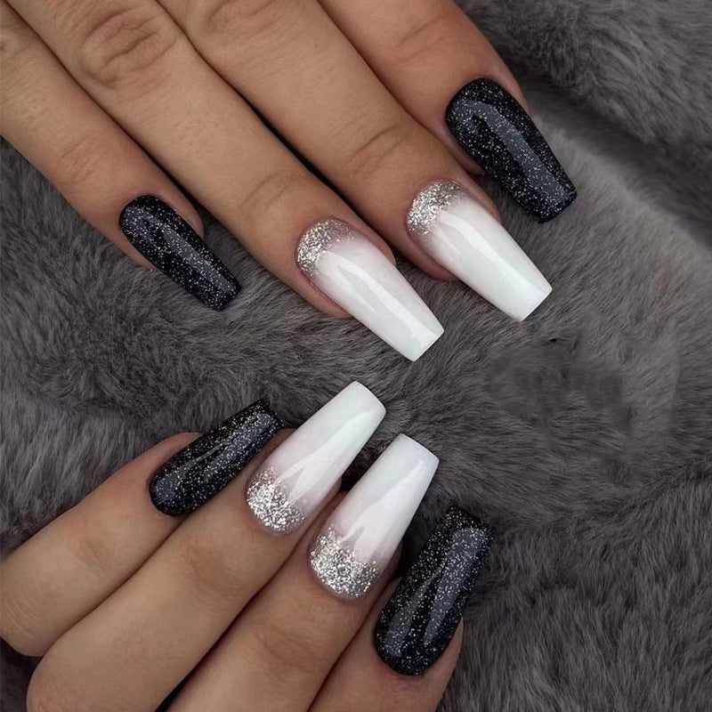 Natural Designer Nail Set 10 Pieces