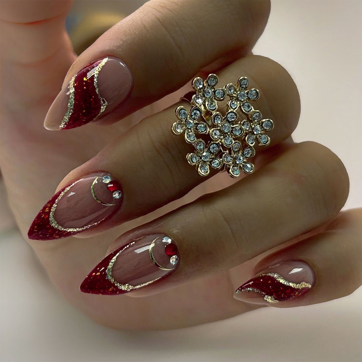 Autumn Designer Nail Set 10 Pieces