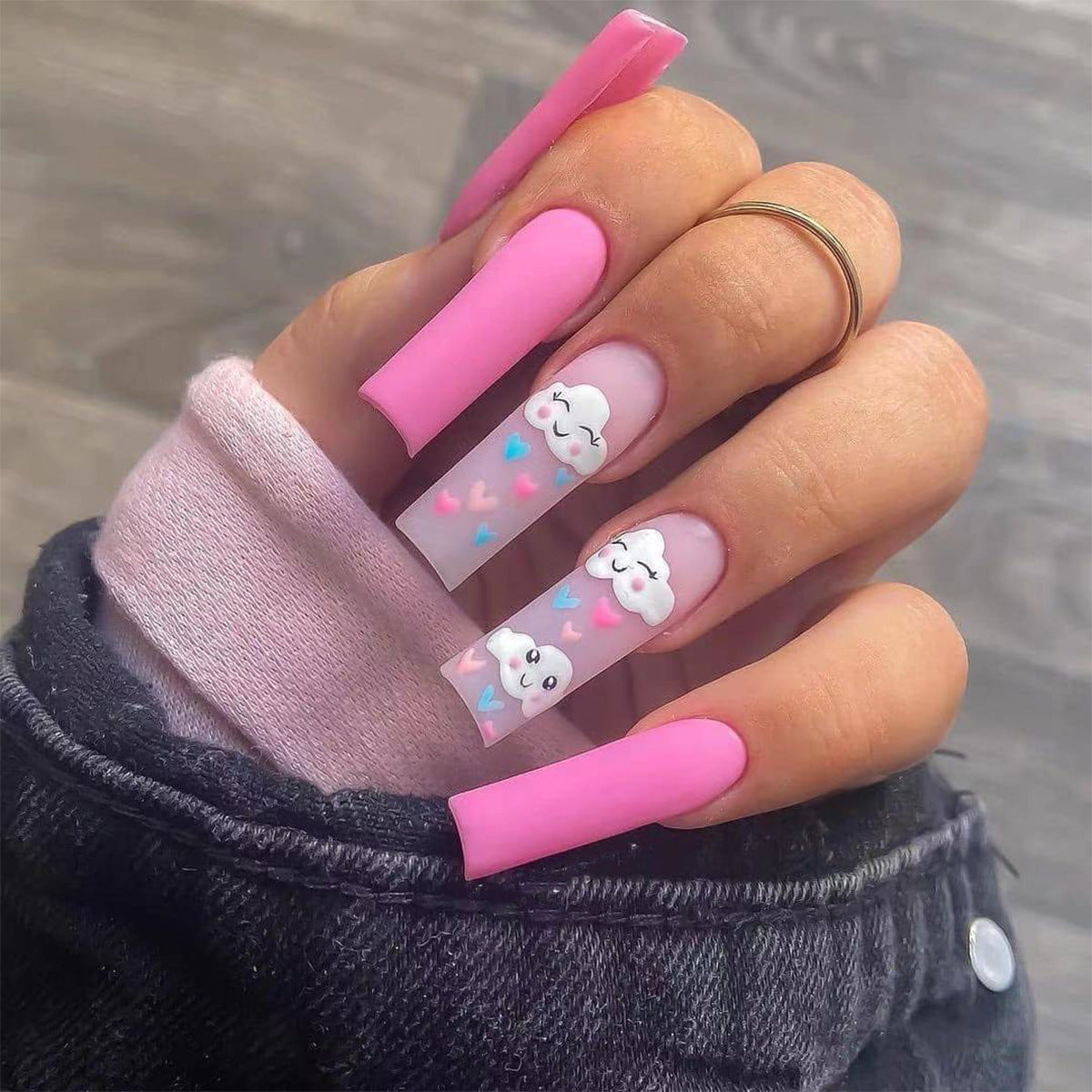 Spring Designer Nail Set 10 Pieces